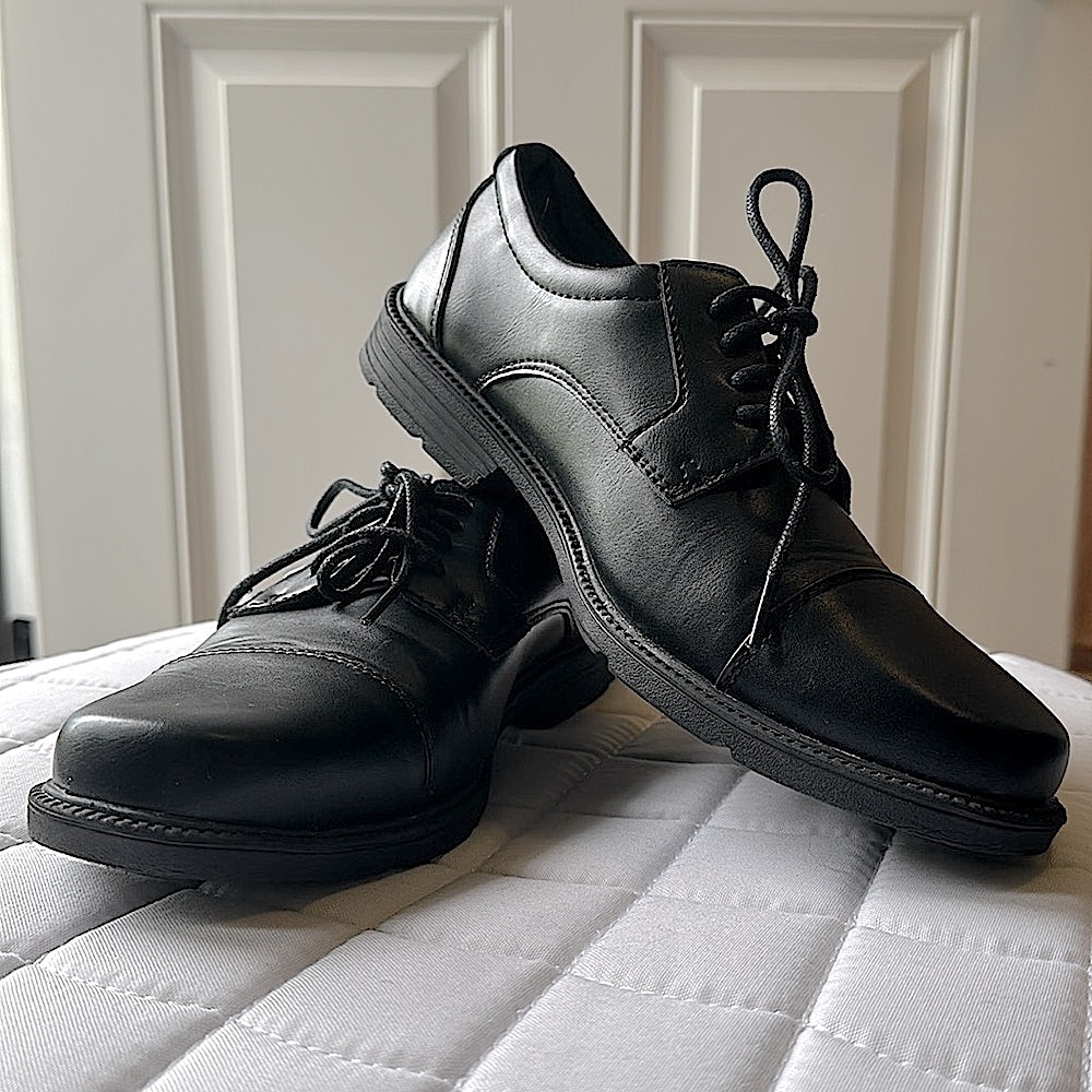 8.5 GEORGE men’s tie dress shoes - Picture 2 of 11